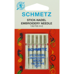 Agujas Schmetz Embroidery 130/705 H-E 75/11