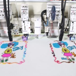 Alternative view of MAQUINA DE BORDAR 2 CABEZAS LENTEJUELA CORDELA Y LASER