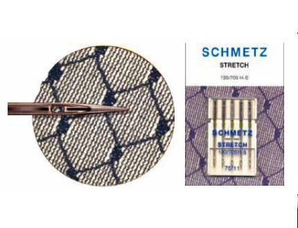 Agujas Schmezt para Elástico Normales y Gemelas 130/75 H-S