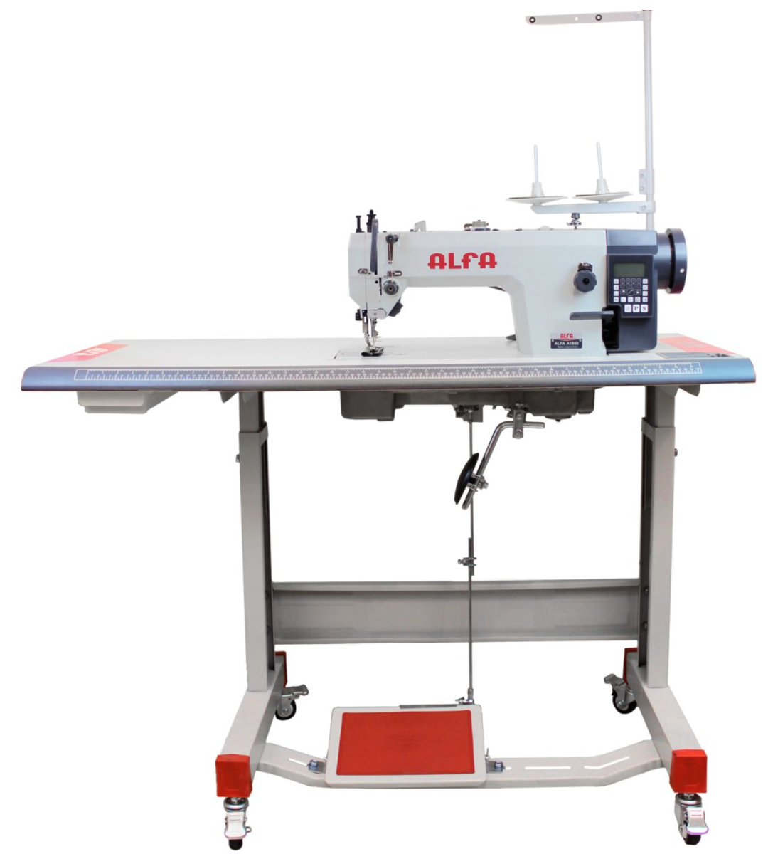 Máquina de coser industrial de doble arrastre Alfa 1960