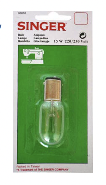 Bombilla Bayoneta Singer 15w