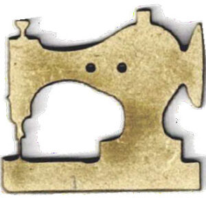 Botón Madera Máquina de Coser