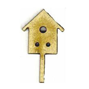 Botón Madera Pajarera