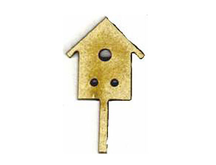 Botón Madera Pajarera