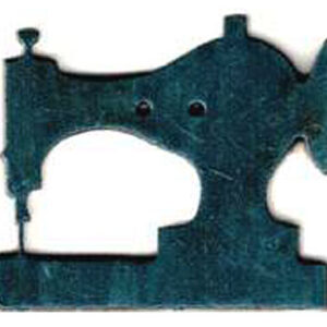 Botón Madera Pintada Máquina de Coser