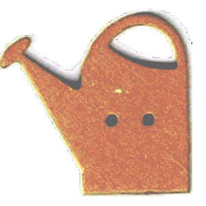 Botón Madera Pintada Regadera