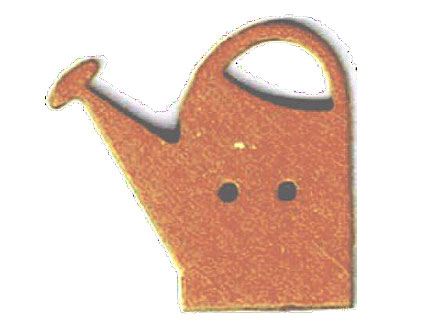 Botón Madera Pintada Regadera