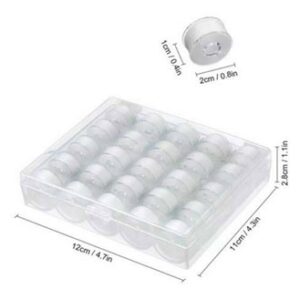 Caja de canillas con hilo