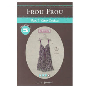 Elegante Camisón de flores ciruela