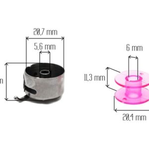 Alternative view of Caja de 25 canillas de colores de Alfa