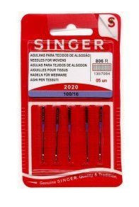 Agujas Singer- 5 Agujas universales 100/16