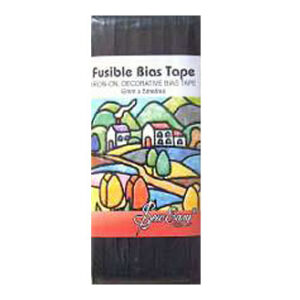 Cinta al Bies Termoadhesivo Negro