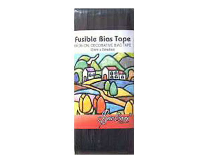 Cinta al Bies Termoadhesivo Negro