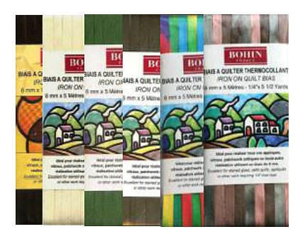 Cintas al Bies Termoadhesivo 6 Milímetros Varios Colores