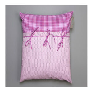 Vistoso Cojín de puntos y vichy Camelia.