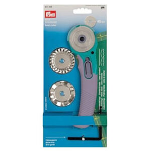 Cúter Rotativo Ergonómico 3 Cuchillas para Patchwork