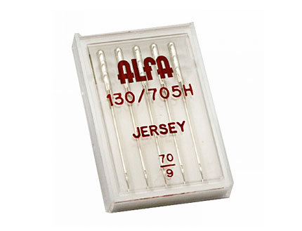 Estuche de 5 Agujas Alfa Jersey Número 70