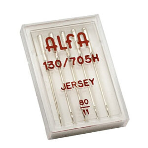 Estuche de 5 Agujas Alfa Jersey Número 80