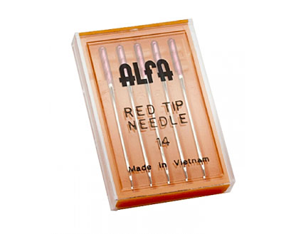 Estuche 5 Agujas Alfa Talón Rojo