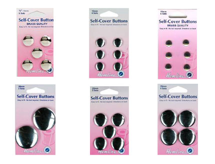 Fornitura Latón para forrar Botones Varias Medidas