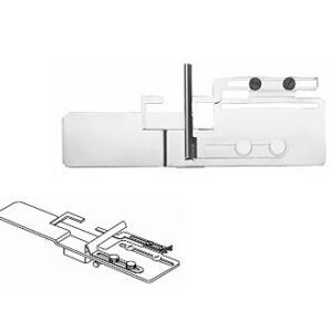 Guía dobladilladora de tejidos para Recubridora Elna 444