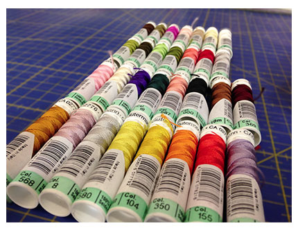 Hilo seda R753  de tres cabos