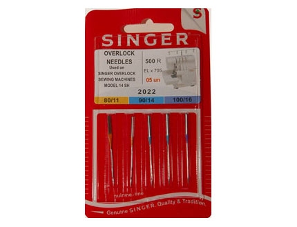 Agujas Singer Overlock