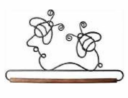 Percha Modelo Abejas