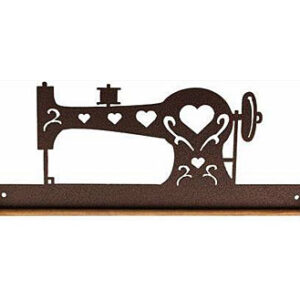 Percha de Hierro Fundido Modelo Máquina de Coser