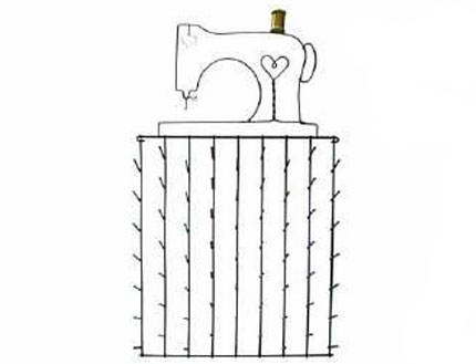 Percha para 63 Carretes de Hilo