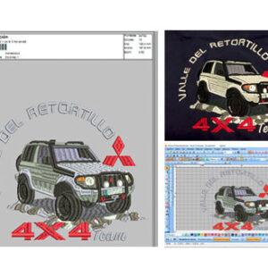 Alternative view of Picaje expres de bordado