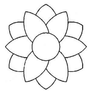 Plantilla Acetato Flor Doble