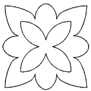 Plantillas Acetato Flor Puntas Rectas y Redondas