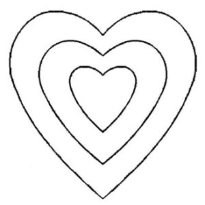 Plantilla Acetato Tres Corazones