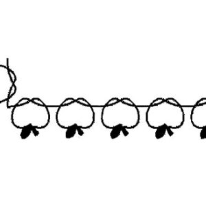 Plantilla Borde Manzanas