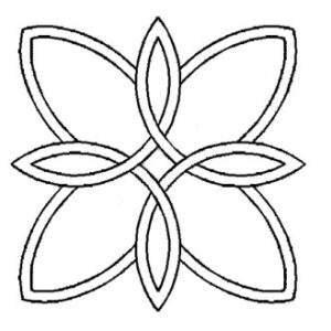 Plantilla Celtic Doble Flor