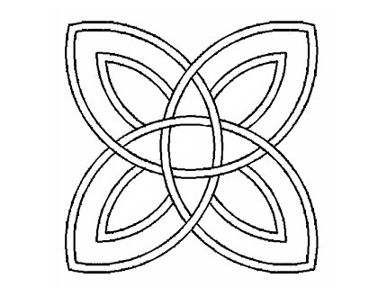 Plantilla Celtic Doble Ocho Puntas