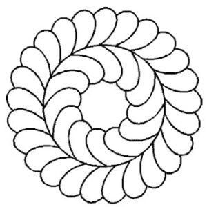 Plantilla Circulo Plumas