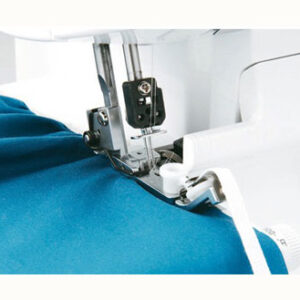 Prenstelas para elásticos overlock