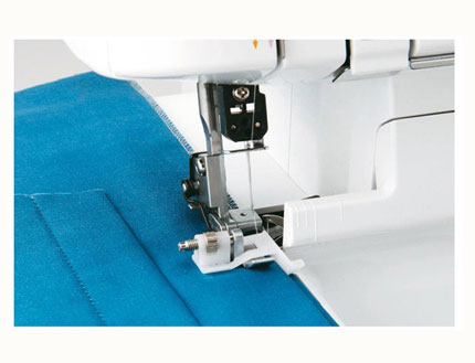 Prensatelas para puntada invisible en overlock