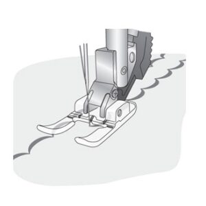 Alternative view of Prensatelas para Pfaff abierto transparente