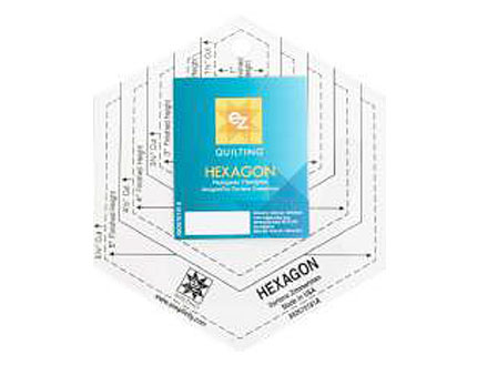 Regla Acrílica Hexágonos