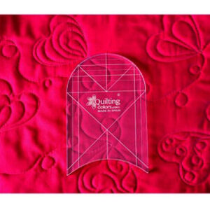 Regla corta para acolchar con arcos