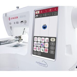 Alternative view of Máquina de coser y bordar Singer SE9185