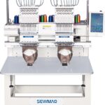 Maquina de bordar industrial de dos cabezas Sewmaq SW-1502-SH