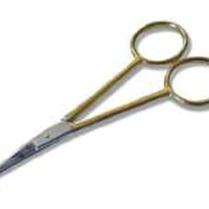 Tijera Dorada de Punta Curva de 10,5 Centímetros