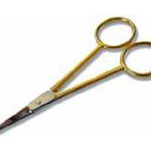 Tijera Dorada de Punta Recta de 10,5 Centímetros